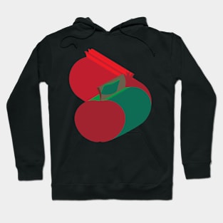 3D apple and pomegranate Hoodie